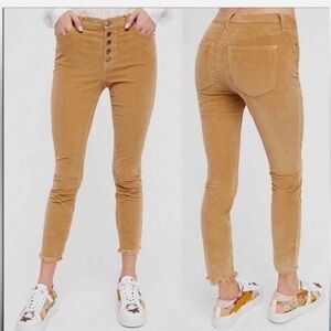 Free People Tan Skinny Pants